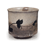 绘唐津藤纹呑杯