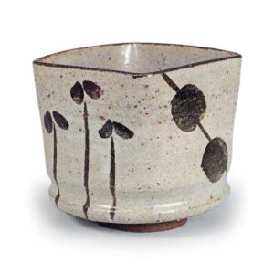 绘唐津串团子纹四方向付