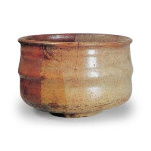 唐津片身替茶碗