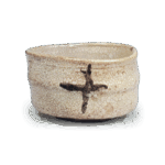 绘唐津胴纽茶碗