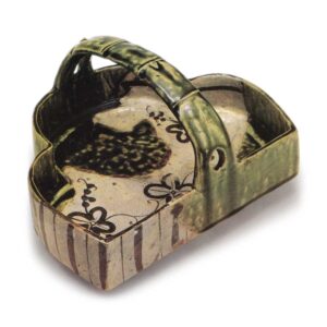 织部州浜形手鉢