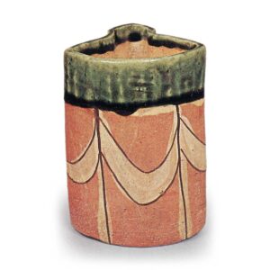 织部扇面筒向付