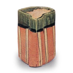 织部扇面筒向付