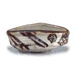 织部龟甲纹沓茶碗