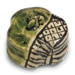 织部州浜形香合