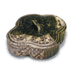 织部木瓜形盖物