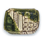 织部七宝连文四方入隅向付