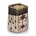 织部四方筒向付