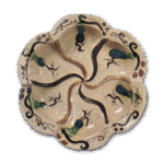 织部捻花形向付