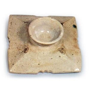 织部梅树纹四向付