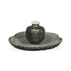 堆朱五叶盆 张成作