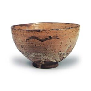 绘唐津草纹茶碗