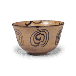 绘唐津屈轮纹茶碗