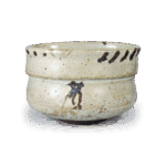 绘唐津人物纹茶碗