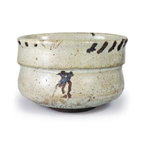 绘唐津人物纹茶碗