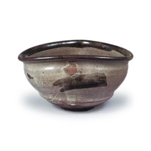 绘唐津皮鲸沓茶碗