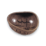 绘唐津网干纹沓茶碗