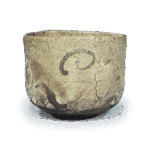 绘唐津丸文小服茶碗