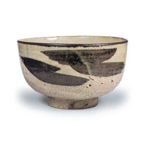 绘唐津辰砂茶碗