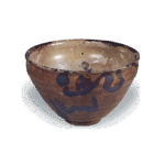 绘唐津天目形茶碗