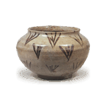 绘唐津草花纹壶