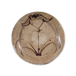 绘唐津菖蒲纹大盘