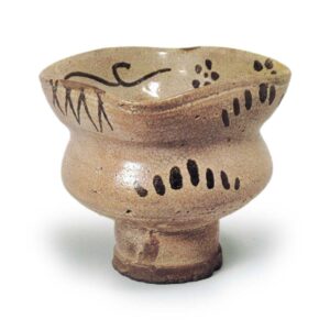 绘唐津高脚小鉢