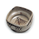 绘唐津网干纹小鉢