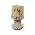 绘唐津百合柳纹高脚香炉