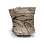 绘唐津芒纹筒形向付