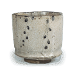 绘唐津草纹筒形向付