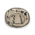 绘唐津芦纹抚四方向付