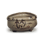 绘唐津草花纹向付