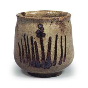 绘唐津木贼文猪口