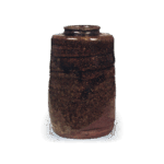 黑唐津肩冲茶入