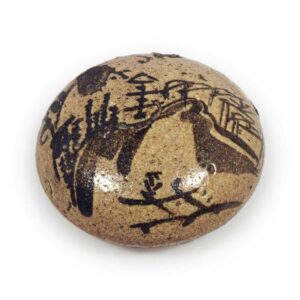 绘唐津山水纹水滴