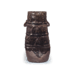 黑唐津耳式花瓶