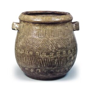 三島唐津耳付水指