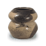 绘唐津瓢形水指