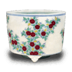 色锅岛彩绘蔓花纹香炉