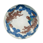 色锅岛彩绘凤凰纹七寸盘