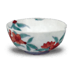 色锅岛彩绘桃花纹小杯