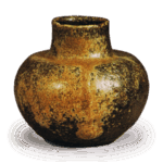 备前茶入 铭 走井