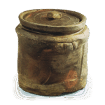 备前矢筈口耳付水指