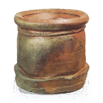 备前矢筈口水指