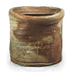 备前矢筈口水指