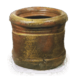 备前矢筈口水指