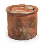 备前矢筈口水指