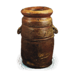 备前耳付花生 铭 柴之户