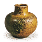 备前丸壶茶入 铭 关寺